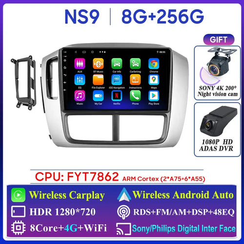 Car Radio Carplay For Honda Pilot 1 2005 - 2008  GPS Navigation