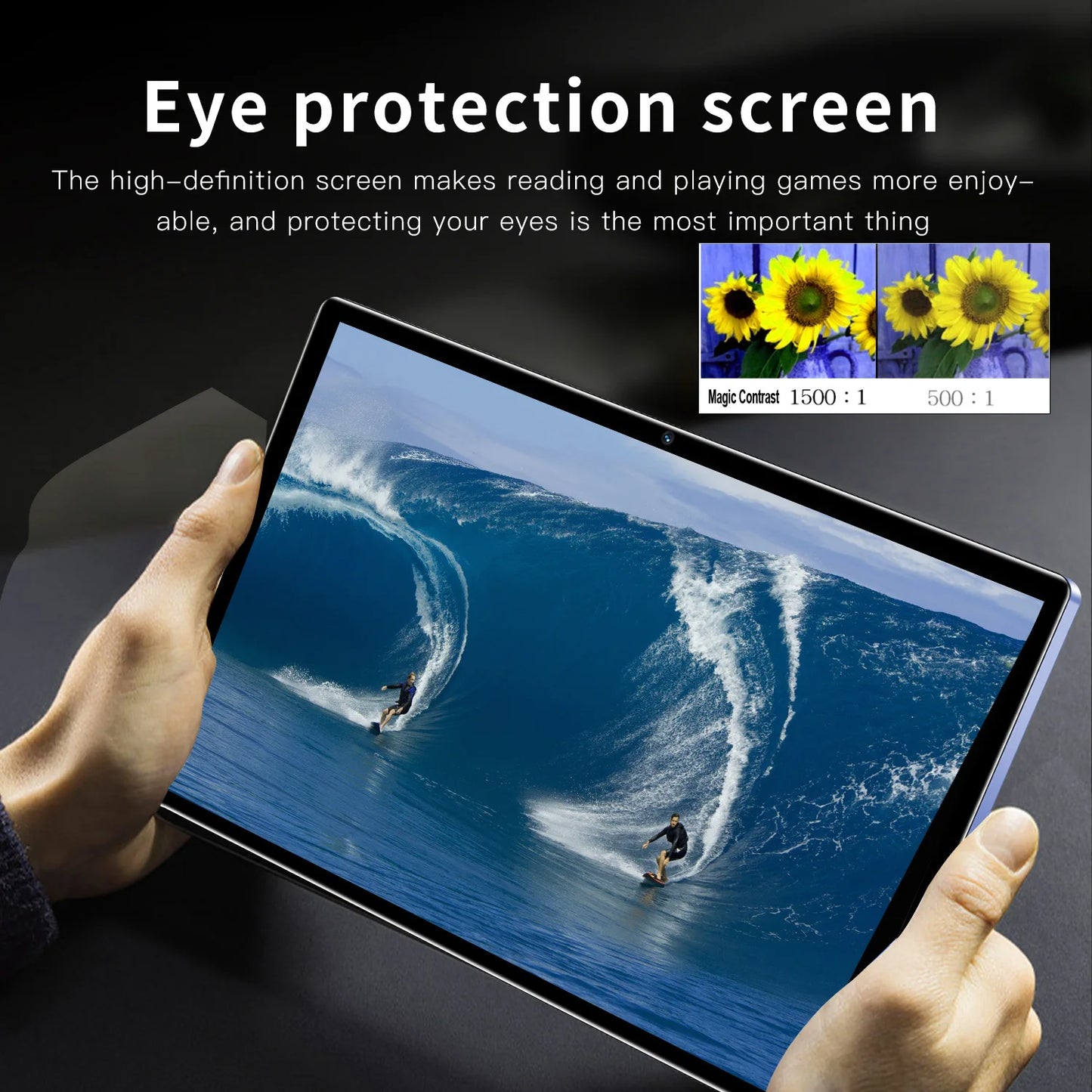 BDF 10.1 Inch Tablet Android 11, 8GB(4+4 Expand) RAM 64GB ROM,1TB