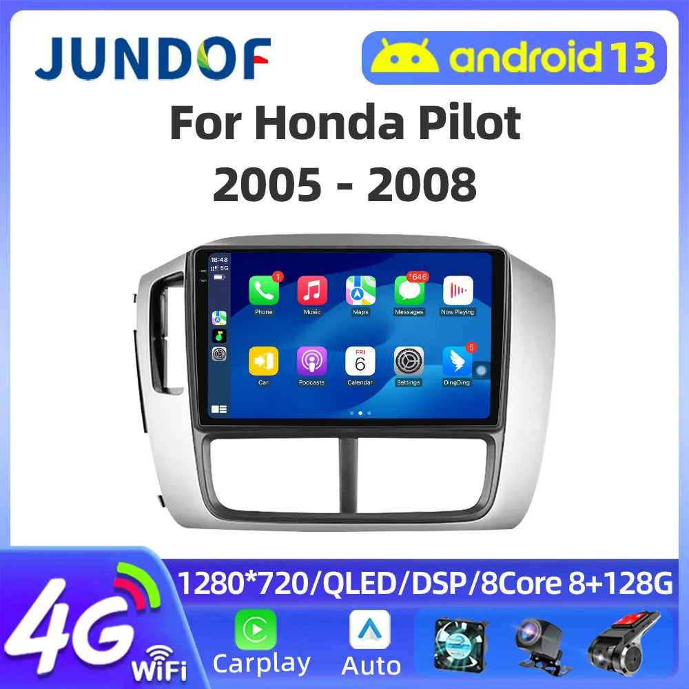GPS Navigation Car Video Multimedia Player 4G for Honda Pilot 1 2005