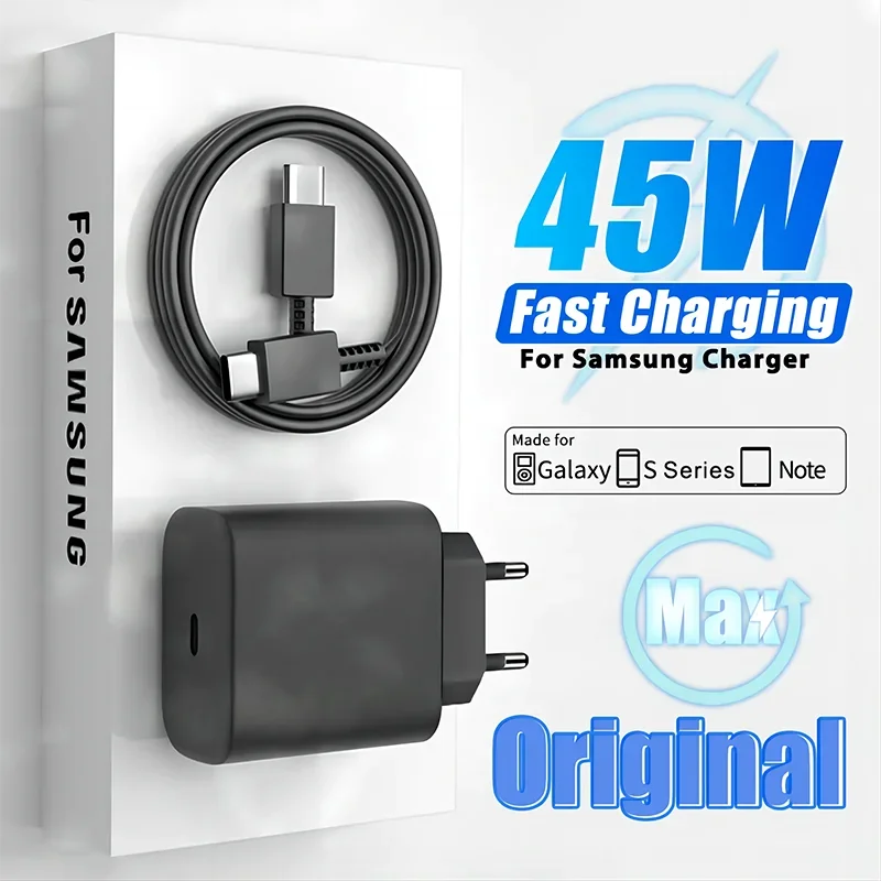 PD 45W USB Charger Fast Charger For Samsung Galaxy S23 Ultra Note10