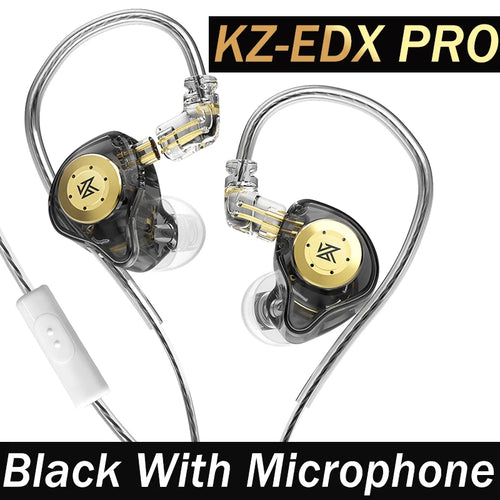 Original KZ EDX Pro Earphone Bass Earbuds In-Ear Monitor Headphone