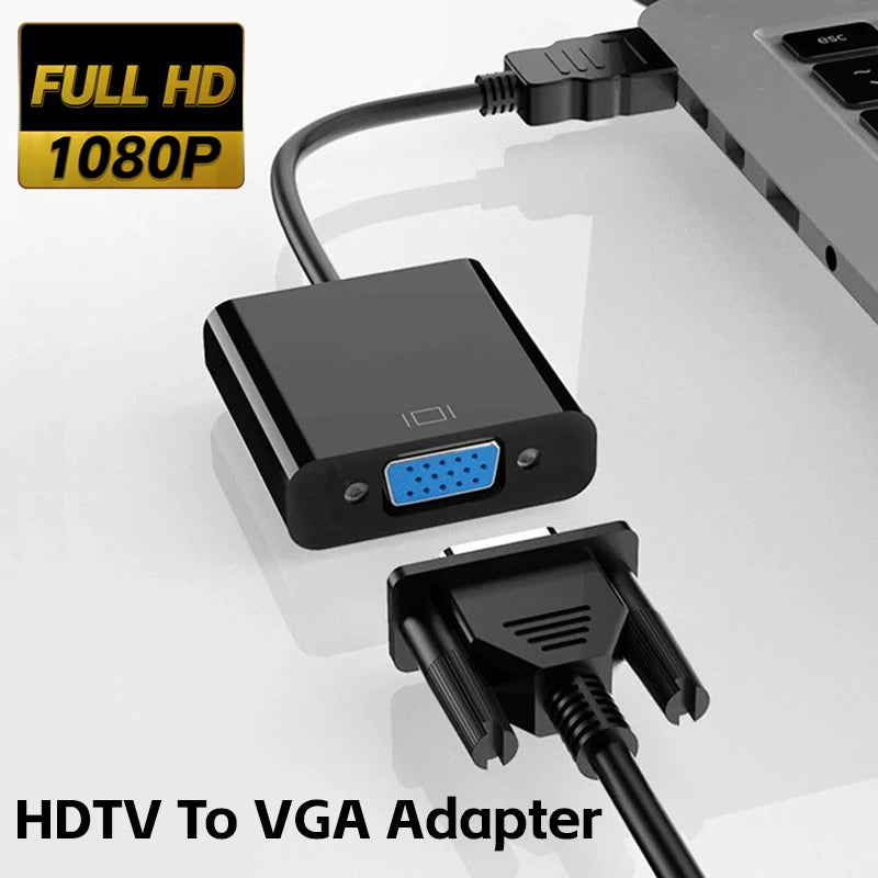High Speed HDMI To VGA Adapter HDTV A Male To VGA Female Converter