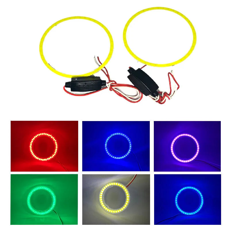 1PCS Automobile LED 60MM70MM80MM90MM100MM120MM LED Angel Eye Angel Eye