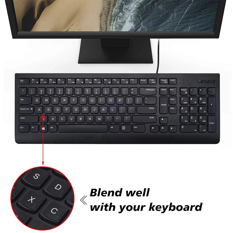 English Spanish Italian Korean Keyboard Sticker Durable Alphabet Black