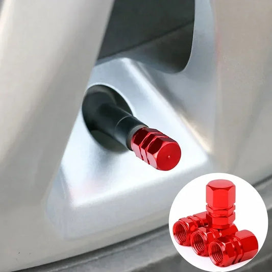 8pcs Tire Air Nozzle Cap Aluminum Alloy Car Modified Valve Airtight