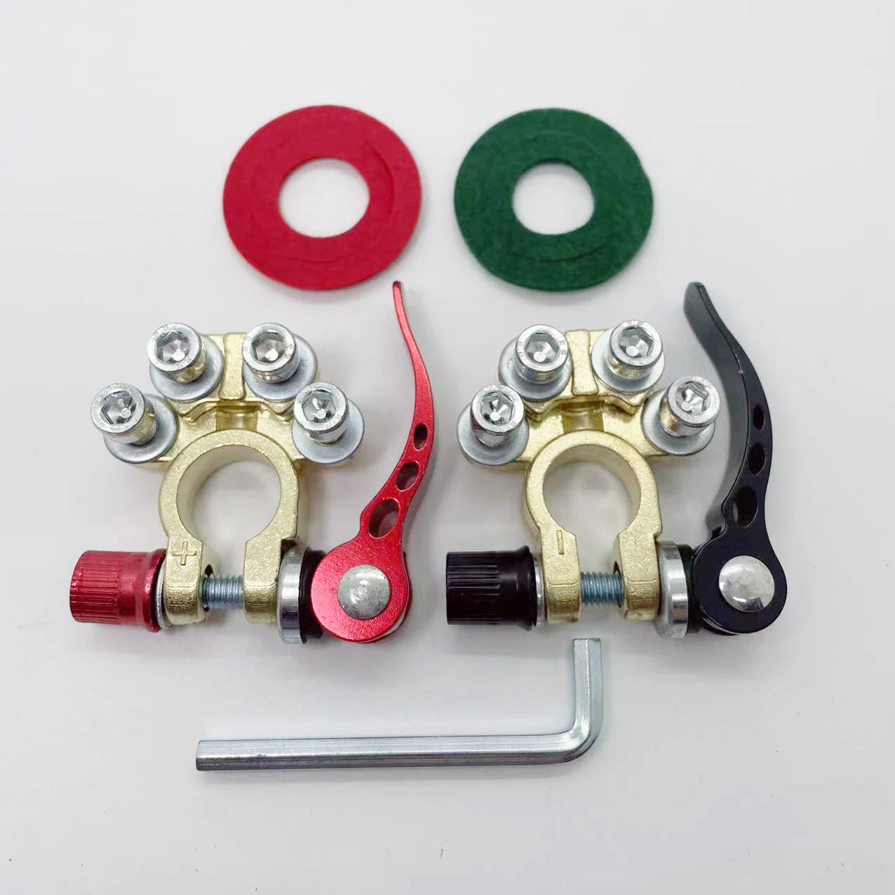 2Pcs Battery Terminal Connectors Positive Negative Car Battery