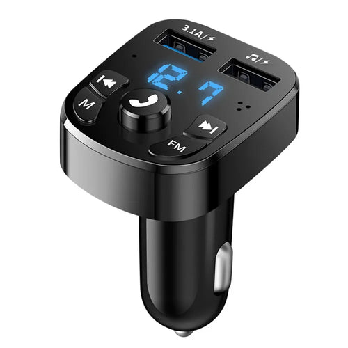 Car Charger FM Transmitter Bluetooth Audio Dual USB Car MP3 Player