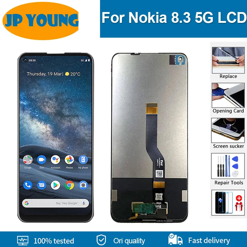 6.18" Original lcd Display For Nokia 8.3 5G LCD Display Touch Screen