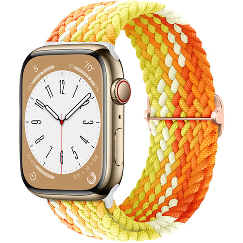 Braided Solo Loop For Apple watch band 45mm 44mm 40mm 49mm 38 41mm