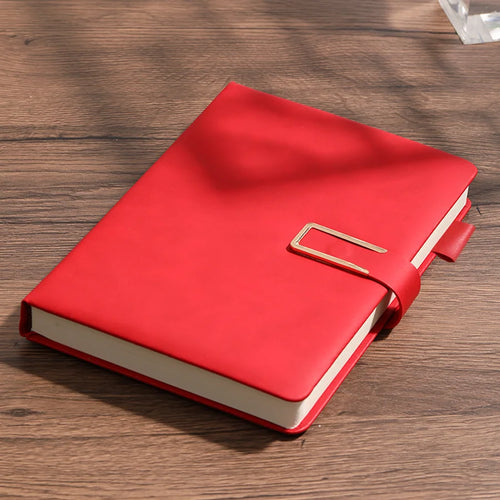 Vintage A5 leather notebook with personalized soft cover - perfect for
