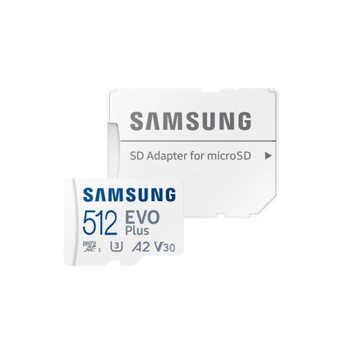 Samsung 512GB 256GB 128GB A2 V30 Memory Card EVO Plus Micro SD Card