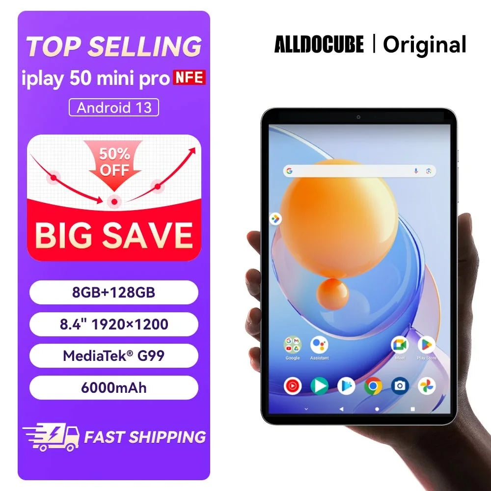 ALLDOCUBE iplay 50 mini pro 8.4in Tablet 5000mAh Long-Lasting RAM 8GB