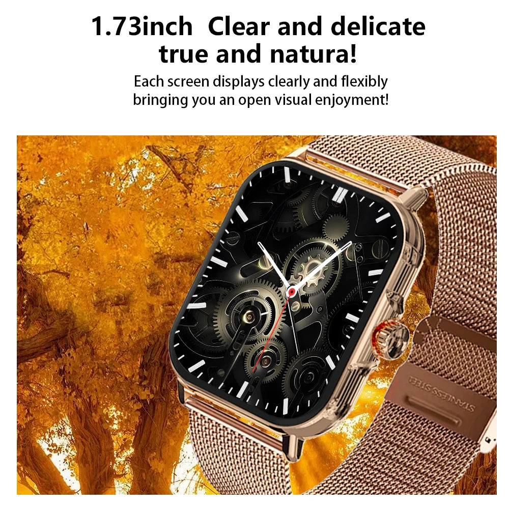 LAXASFIT 2024 New Smart Watch For Men Women Gift Full Touch Screen