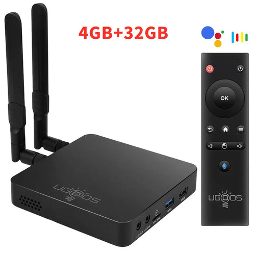 Ugoos AM6B Plus WIFI6 Amlogic S922X-J 2.2GHZ Android 9 TV BOX LPDDR4