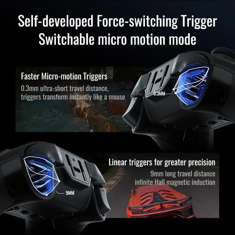 Flydigi Vader 4 Pro Gaming Controller, Force-switchable Tirgger