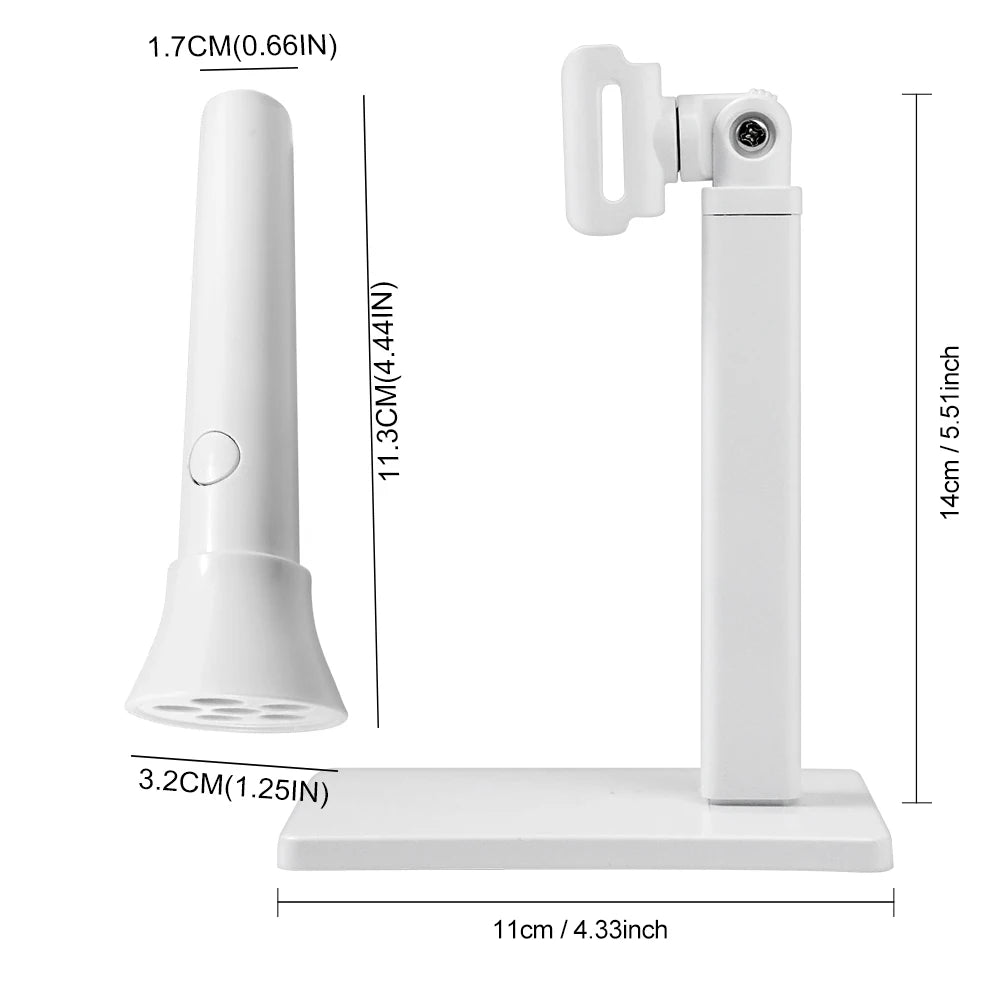 Portable Nail UV LED Lamp Rechargeable for Nails Gel Polish Drying