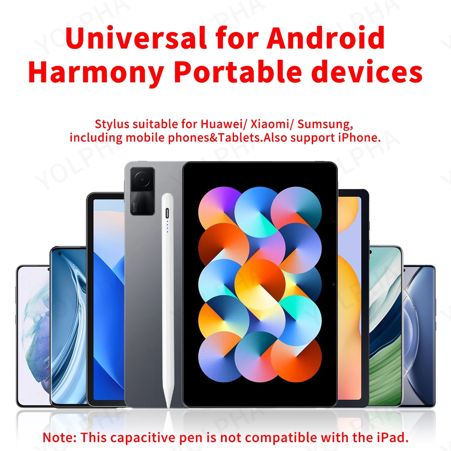 Touch Screen Pen for Android Tablets Capacitive Smart Mobile Phone