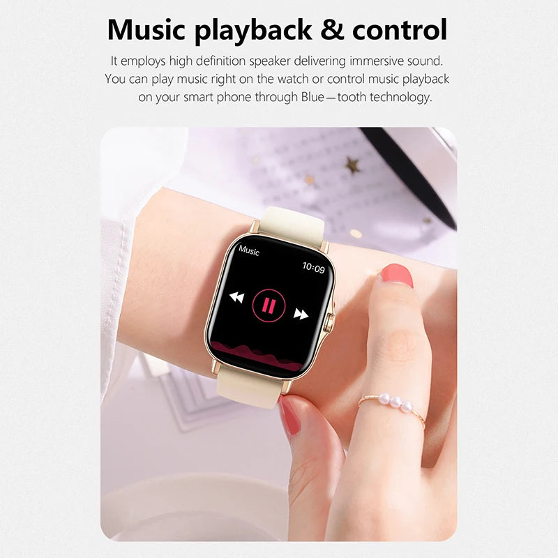 1.83‘ ’Men Smart Watch Bluetooth Call Music Playback Smartwatch