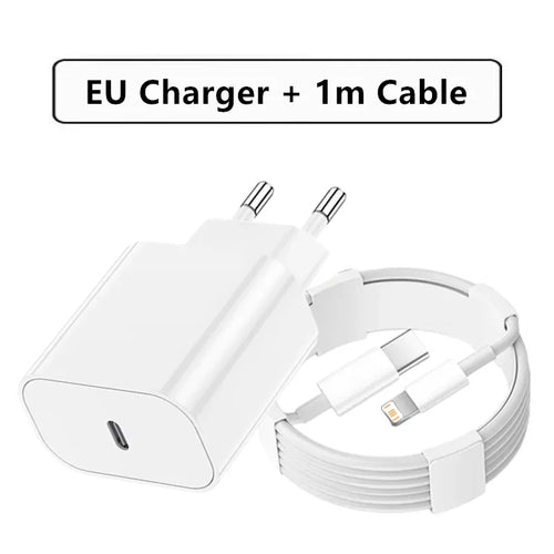 35W PD Fast EU Desktop Charger Wall Charger for IPhone 11 12 13 Mini