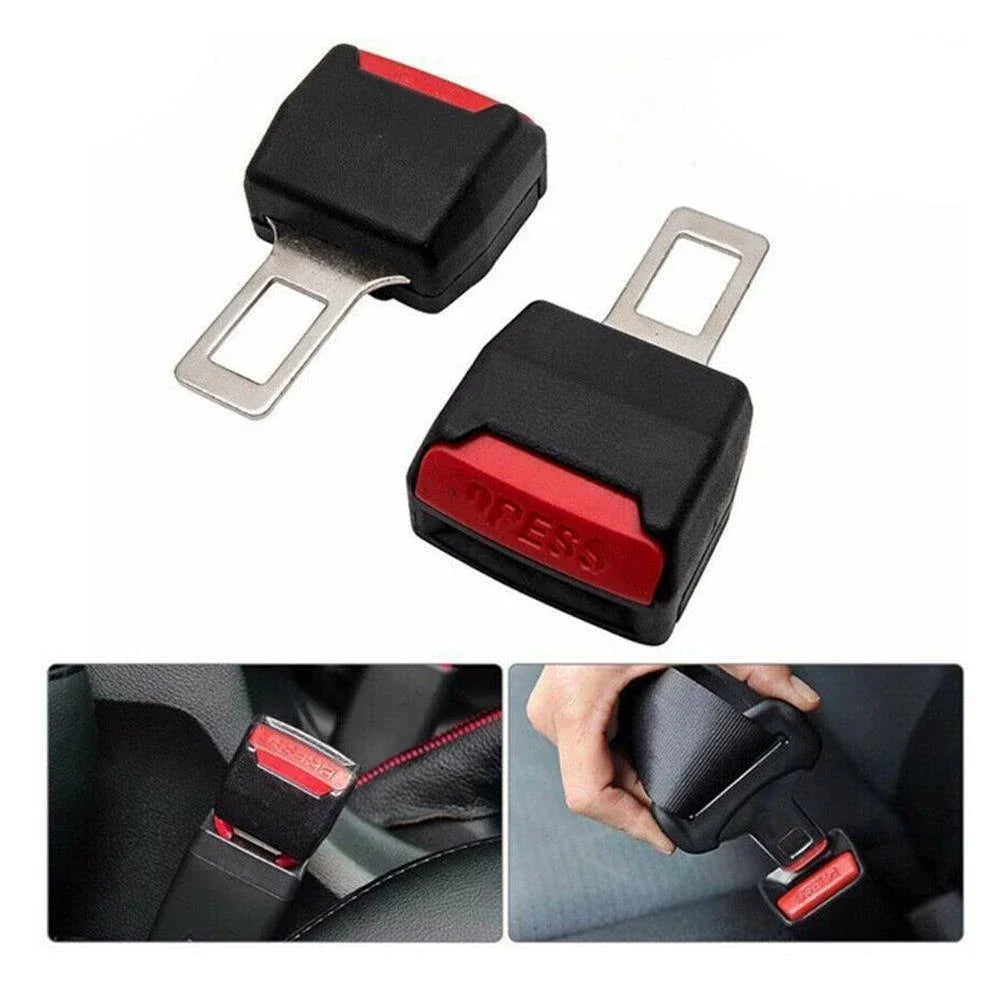 2pcs/Set Car Safety Belt Buckle Extension Clip Safety Belt Buckle