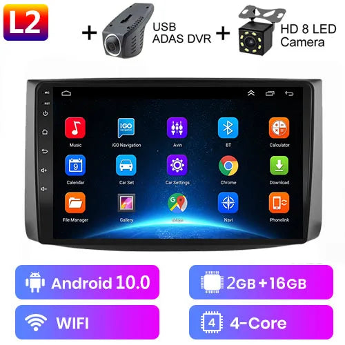 4G+64G Android10.0 For Chevrolet AVEO T250 2006 - 2012 car radio 2 din