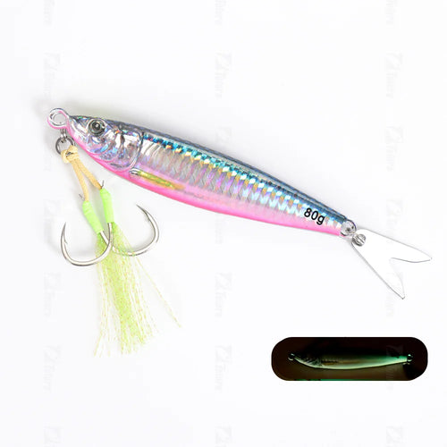 TOLU 2024 NEW 3D Printed Fast Sinking Metal Jig Lure 20g 30g 40g 60g
