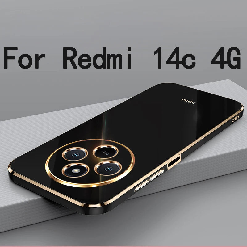 For Redmi 14c 4G Case Soft TPU Case For Xiaomi Redmi 14c 4G