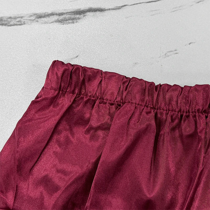 2Pcs Women's New Pajama Set Cute Fashion V-Neck Lace Sexy Lingerie