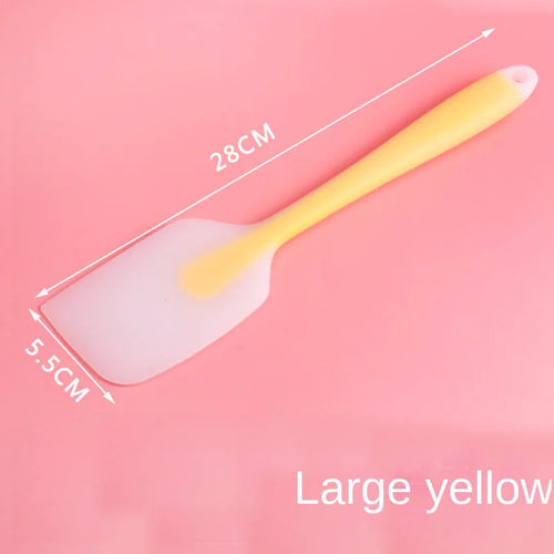 Silicone Spatula Translucent Cake Spatula Cream Blender Knife High