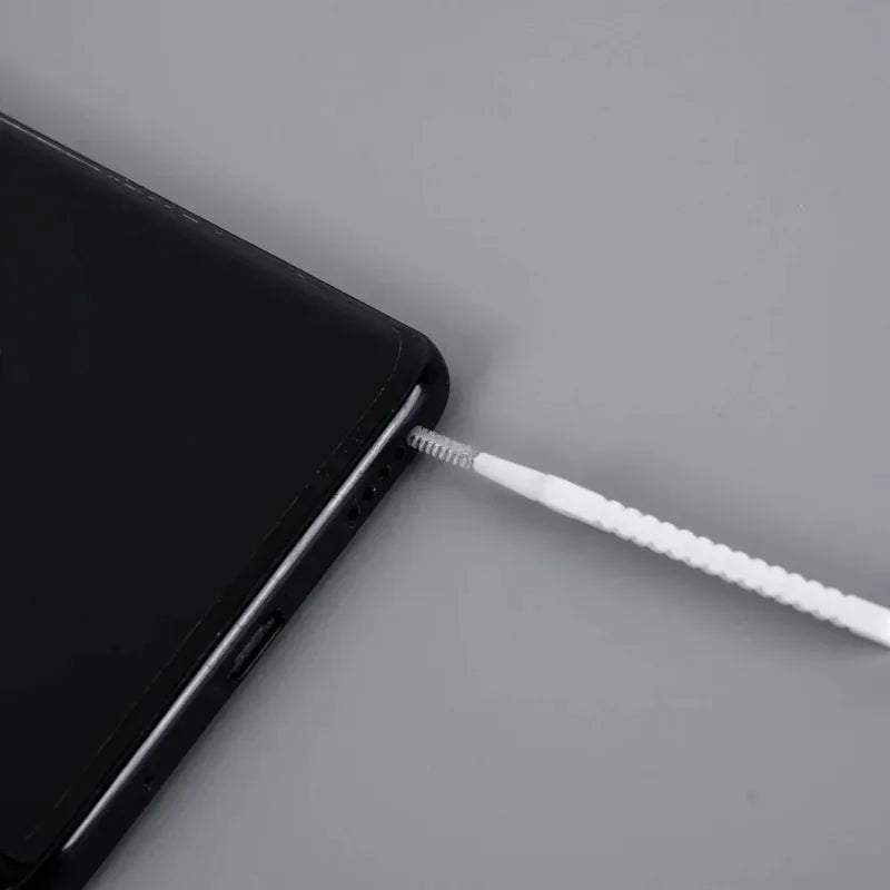 Cell Phone Charging Port Dust Plug with Cleaning Brush for IPhone 15