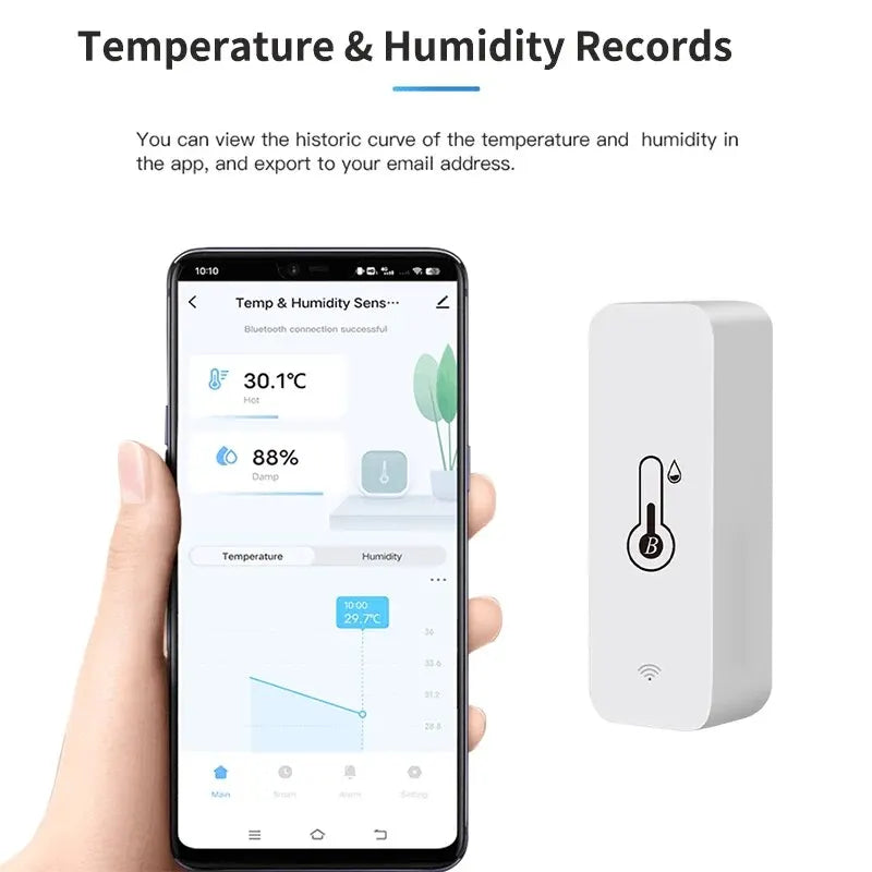 Tuya Smart Wireless Temperature Humidity Sensor Mini