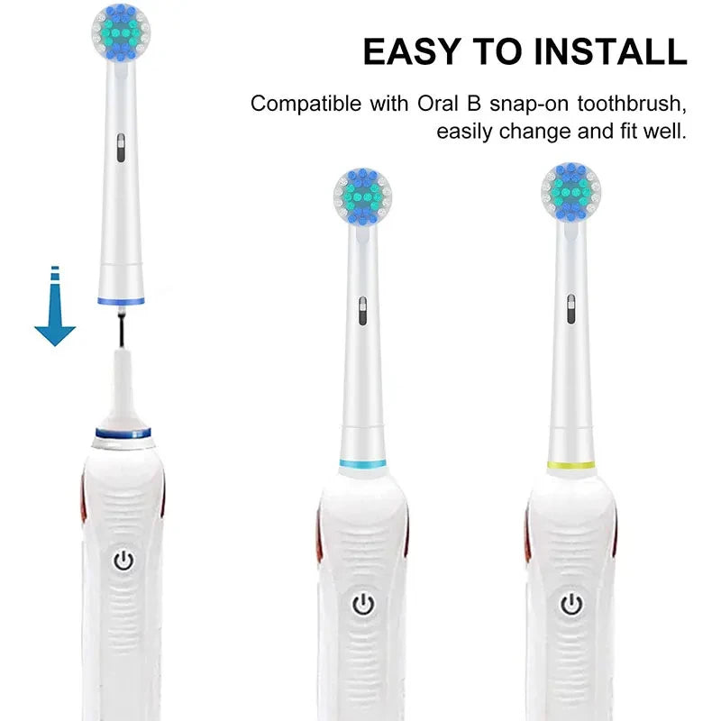 4/8/16 Pcs Replacement Toothbrush Heads Compatible with Oral-B Braun