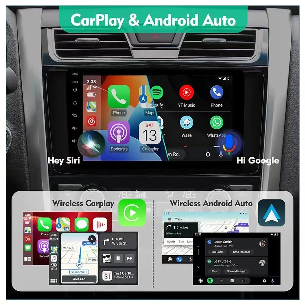 Android 14 Carplay Car Radio For Toyota Pickup Land Cruiser LC 70 79