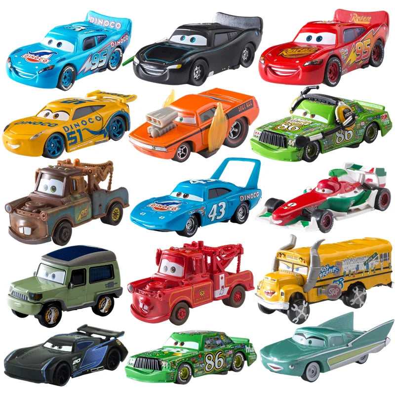 Cars Disney Pixar Cars Lightning McQueen 1:55 Alloy Metal Model Car