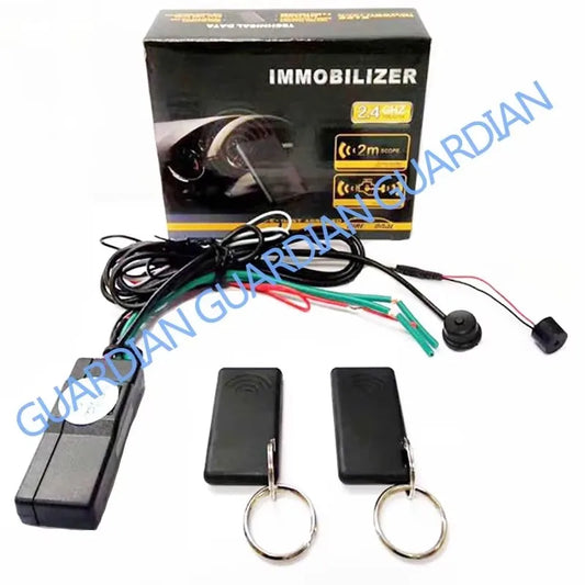 2.4GHz RFID Immobilizer Wireless Engine Automatic Lock Car Alarm
