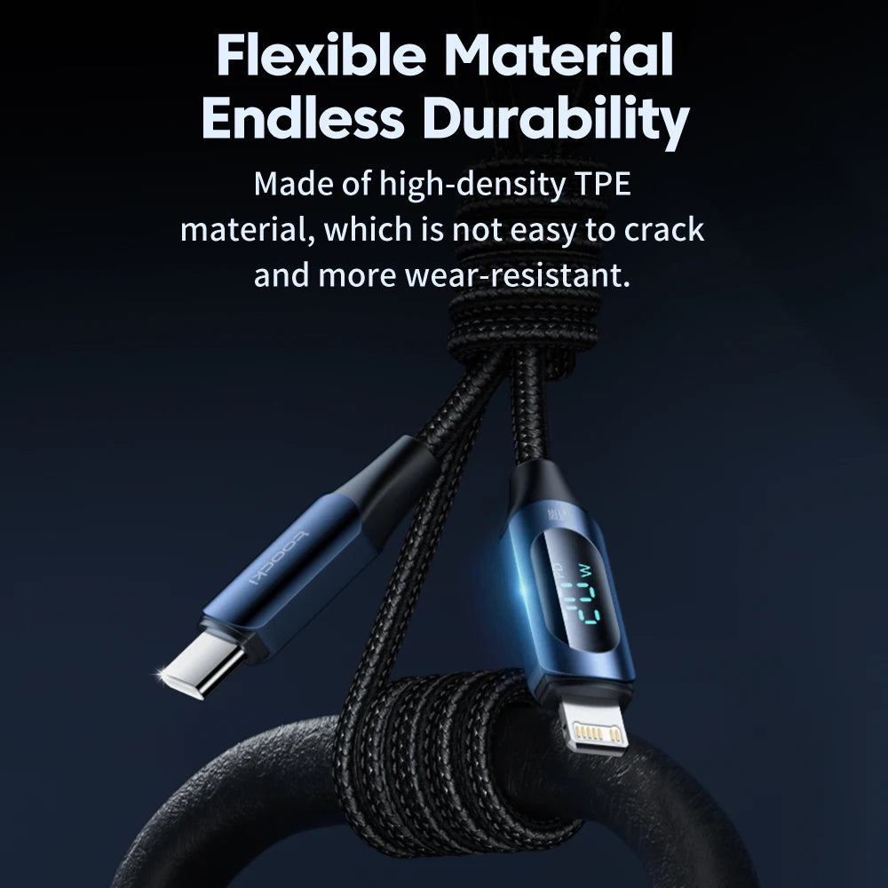 Toocki USB C Type C Cable For iPhone 14 13 12 11 Pro Max X Xr 8 7 Plus