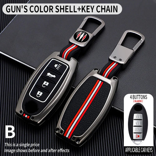 Key Fob Cover with Keychain Lanyard for Nissan Altima Sentra Maxima