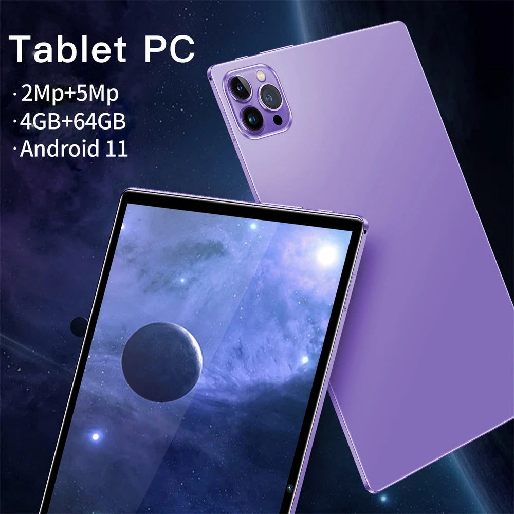 2024 Top selling 10.1-inch Tablet with 4GB RAM 64GB ROM, Android 11
