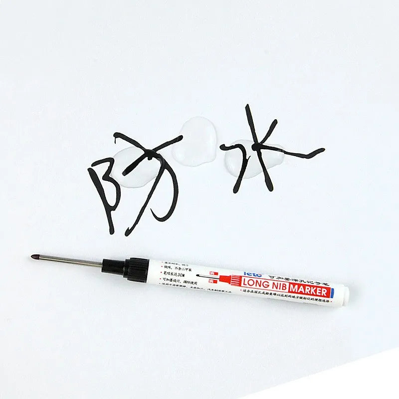 4Pcs/Set 30mm Deep Hole Long Nib Head Markers For Metal Perforating