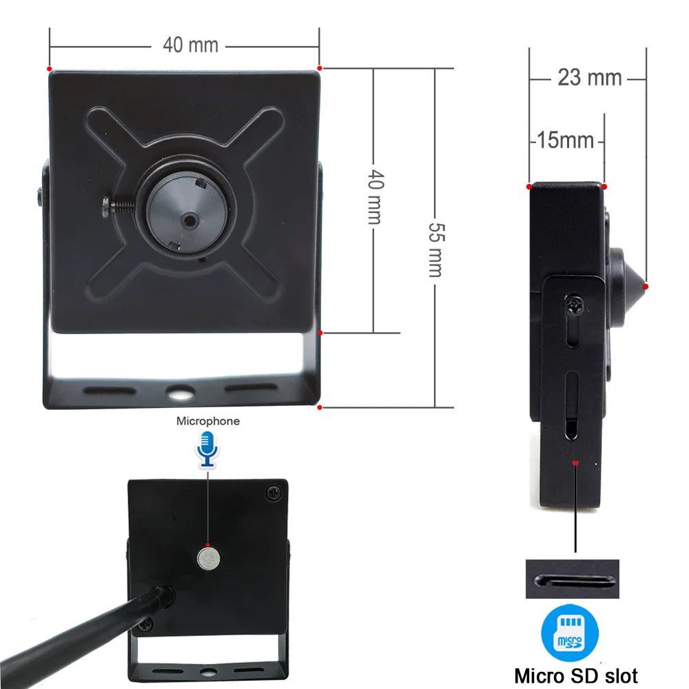 5MP 1080P POE 48V MINI IP Camera HD Cctv Security High Definition