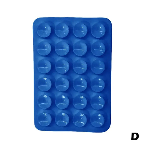 Suction Cup Wall Stand Mat Multifunctional Silicone Leather Square