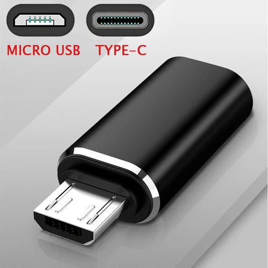 Micro USB Male To Type C Female Adapter Connector for Xiaomi Huawei