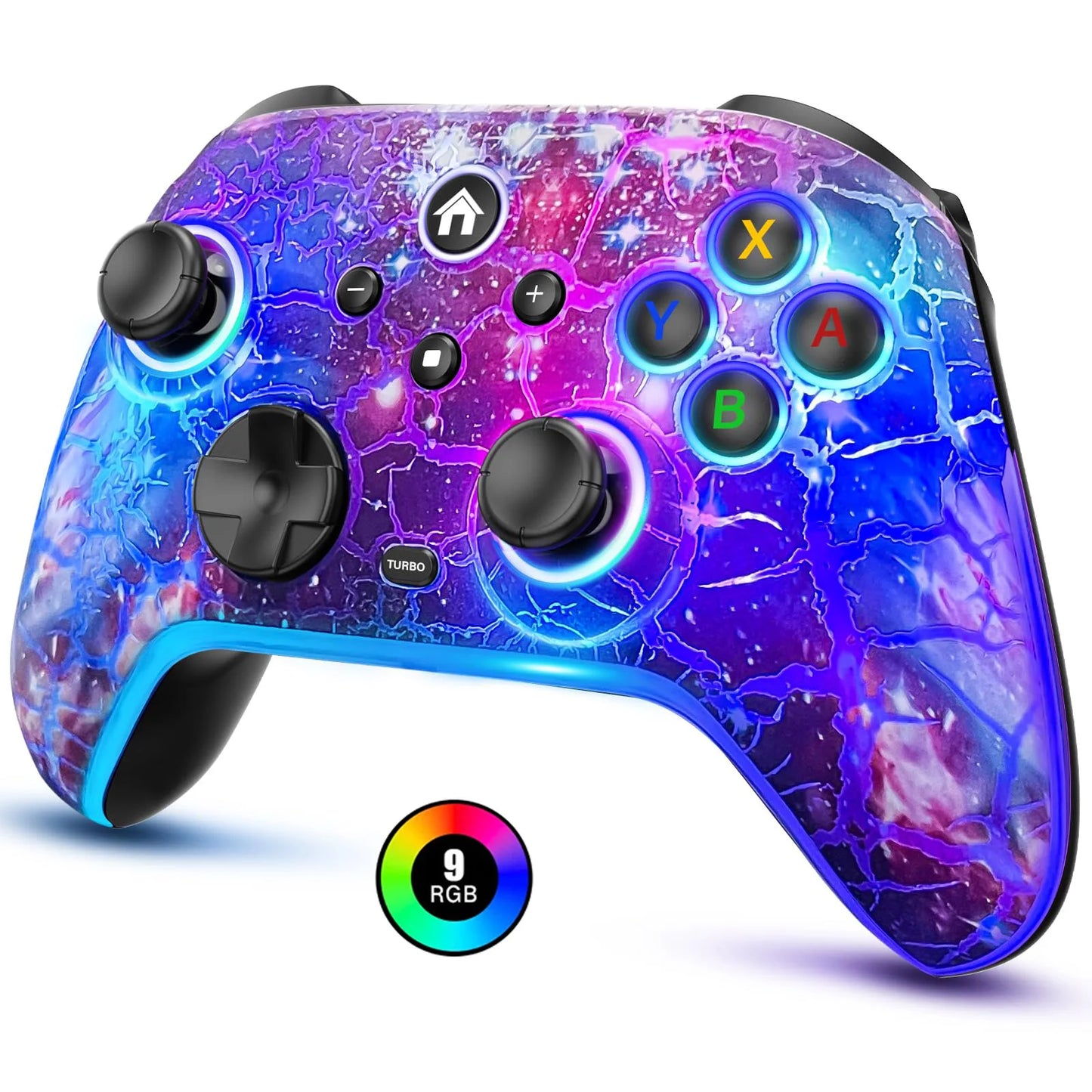 FLIEEP RGB Wireless Controller for Nintendo Switch/OLED/Lite for