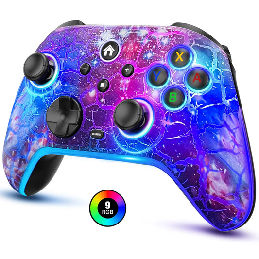 FLIEEP RGB Wireless Controller for Nintendo Switch/OLED/Lite for