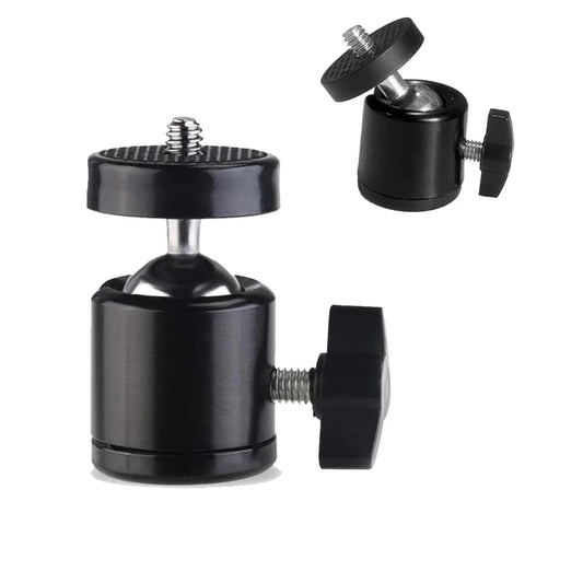 Hot Shoe 1/4 Screw Hole Tripod Mount Camera Head Adapter Ball Head