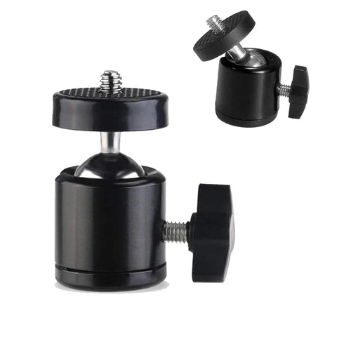Hot Shoe 1/4 Screw Hole Tripod Mount Camera Head Adapter Ball Head