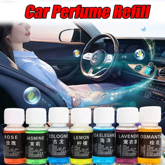Car Perfume Refill Liquid Essential Oil Air Freshener Replenishment