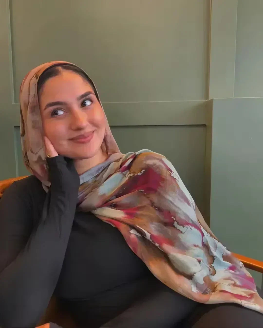 Watercolour Floral Printed Modal Breathable Light Weight Soft Cotton