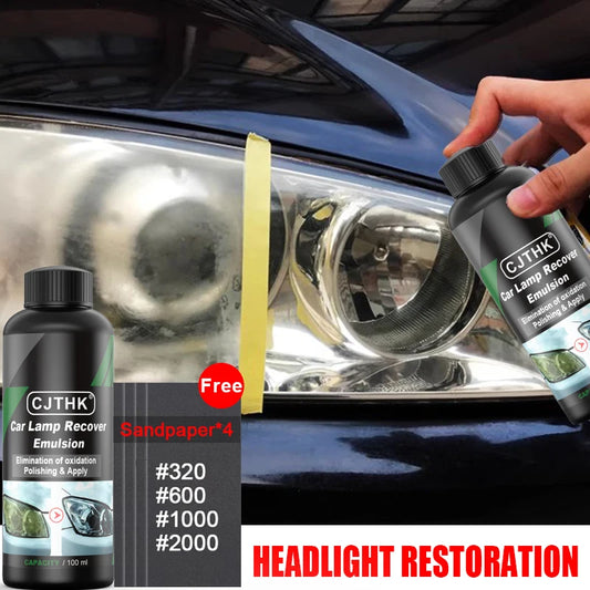Car Headlight Restoration Polishing Kits Headlamp Scratch Remover