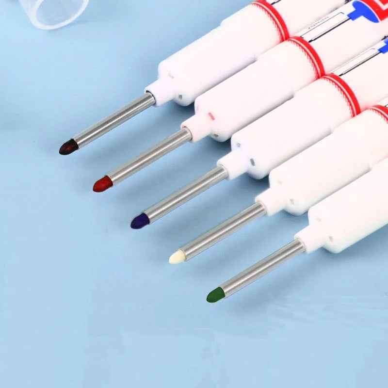 8-Piece Set: 20mm Deep Hole Long Tip Fine Nib Marker for Versatile